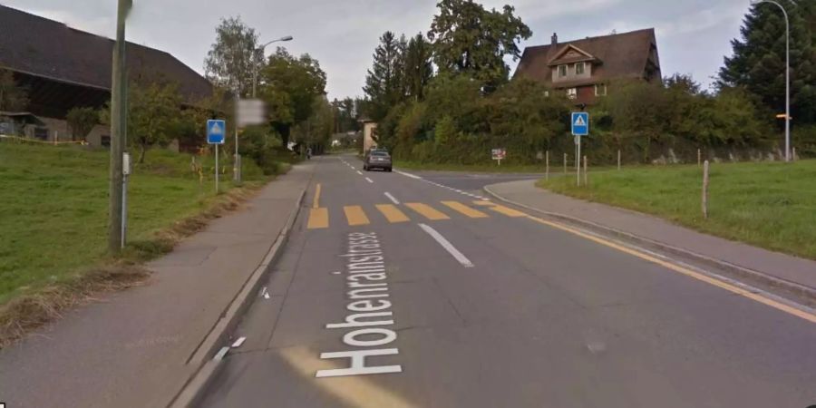 An dieser Strasse ist es zum Streit zwischen Täter und Opfer gekommen.