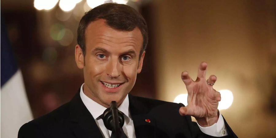 Am 1. Mai muss Emmanuel Macron mit Gegenwind rechnen.