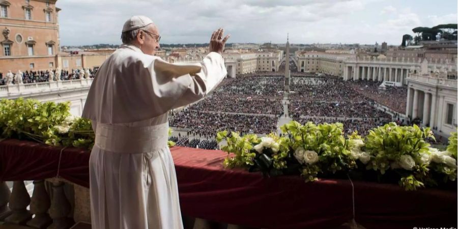 Der Pontifex bei der Ostermesse.