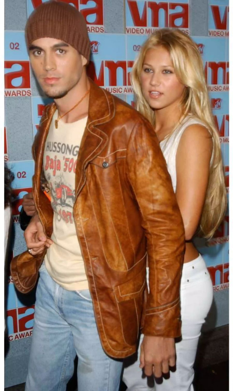 Ganz seltene Bilder: Iglesias und Kournikova 2002.