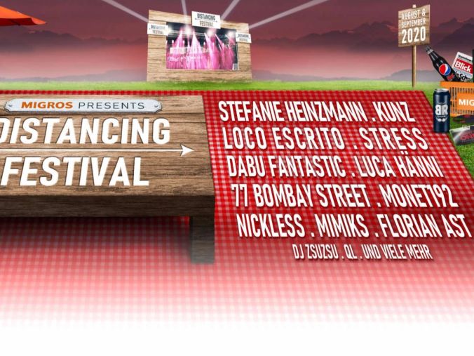 Ausschliesslich Schweizer Künstler treten am Distancingfestival auf.