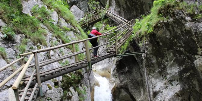 Bärenschützklamm Felssturz Verletzte Wanderer