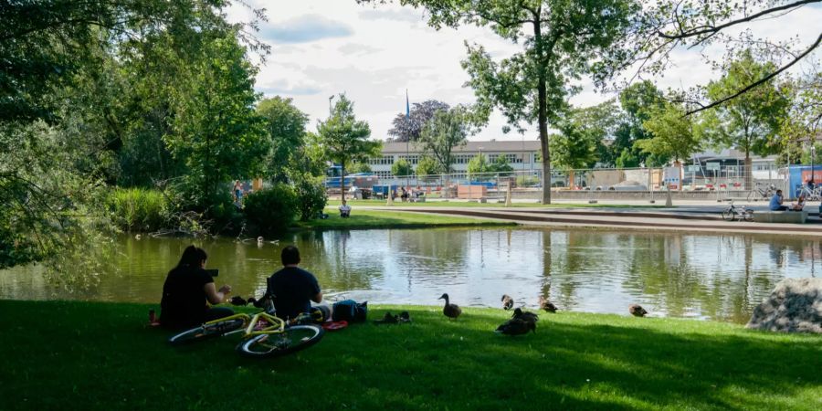 Der Stadtpark in Uster.