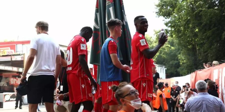 Bei Union steht vor dem zweiten Bundesliga-Jahr ein Umbruch. Foto: Maja Hitij/Getty Images Europe/Pool/dpa