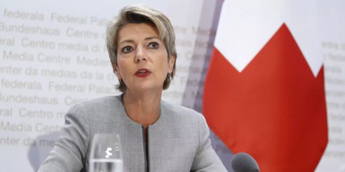 Karin Keller-Suter, Bundesrätin und Vorsteherin des Eidgenössischen Justiz- und Polizeidepartements (EJPD). Bundesrätin Karin Keller-Sutter