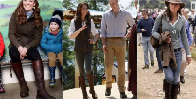 Herzogin Kate liebt es auch mal billig: Sie trägt seit 16 Jahren dieselben Stiefel. Herzogin Kate Prinz William