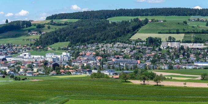 Blick auf Konolfingen. - Konolfingen Blick auf Konolfingen. - Konolfingen