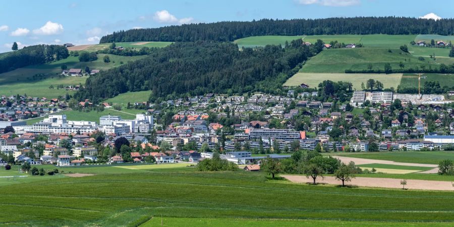 Blick auf Konolfingen.