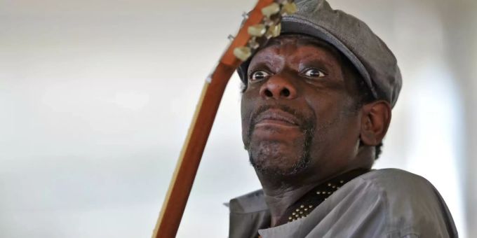 American blues musician Lucky Peterson perfomin at the Newport Jazz Festival in 2015 American blues musician Lucky Peterson perfomin at the Newport Jazz Festival in 2015