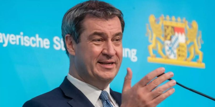Im jüngsten ZDF-Politbarometer ist CSU-Chef Söder der zweitbeliebteste Politiker nach Kanzlerin Merkel. Foto: Peter Kneffel/dpa-Pool/dpa