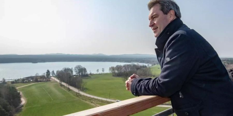Markus Söder macht auf jeden Fall in Deutschland Urlaub. Foto: Armin Weigel/dpa