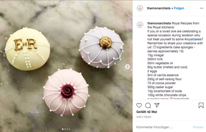 Die Cupcakes der Queen. Cupcakes der Queen