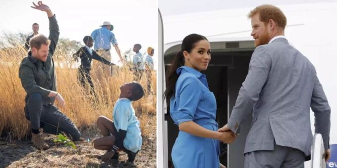Trotz Luxus - Privatjet-Flieger Harry heuchelt in Afrika über Umwelt