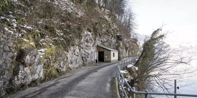 Ausstellung des Museum der Festung Fürigen an der Kehrsitenstrasse in Stansstad am Vierwaldstättersee. kehrsitenstrasse