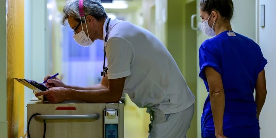 Personal im Berliner Krankenhaus Sankt Joseph