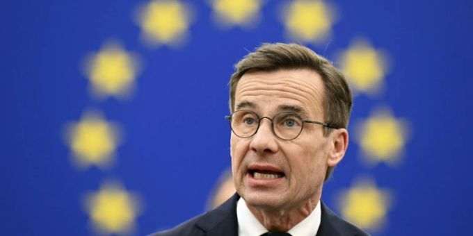 Ulf Kristersson im Europaparlament Ulf Kristersson