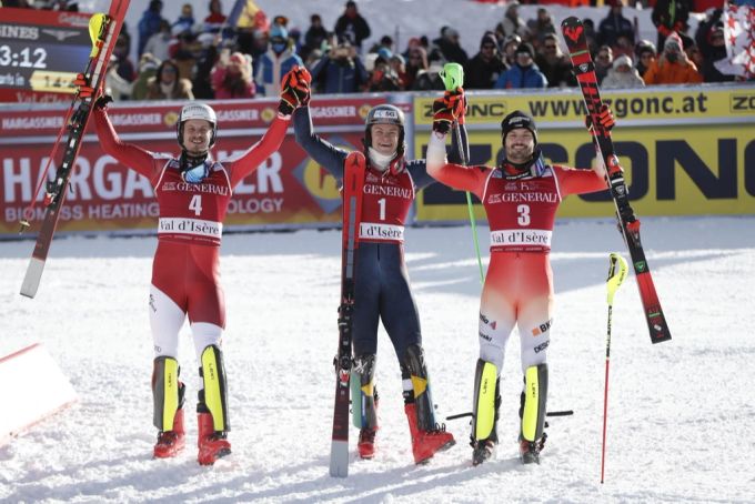 Slalom: Meillard Fährt In Val D'Isère Auf Das Podest