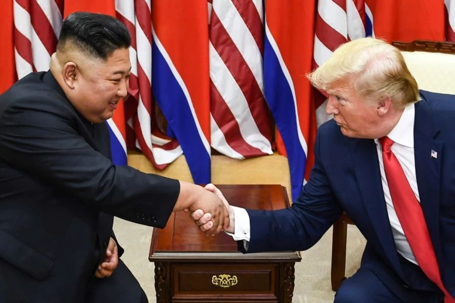 Kim und Trump bei Treffen im Juni 2019