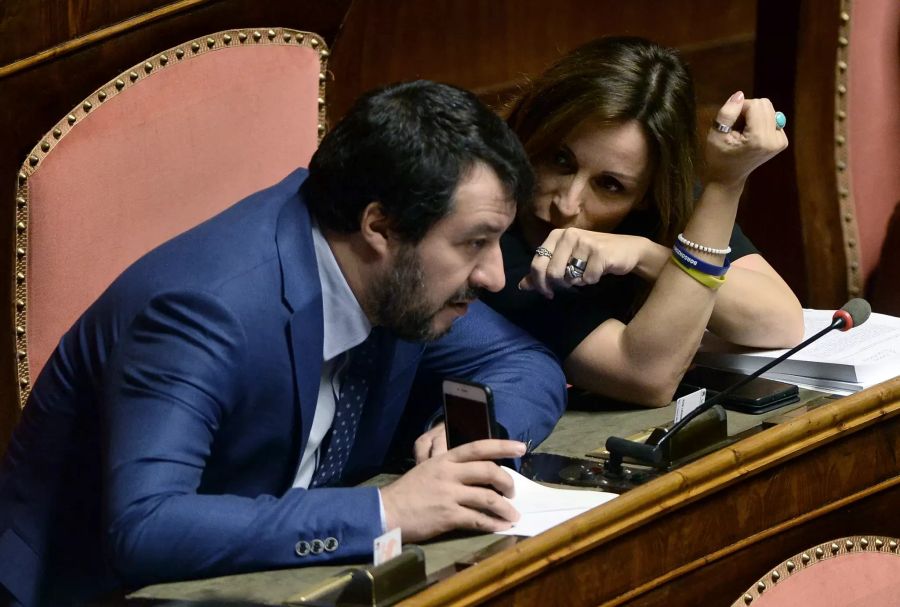 Matteo Salvini Lucia Borgonzoni