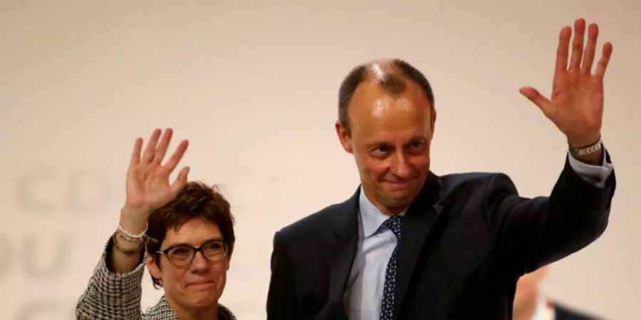 AKK und Merz beim Parteitag 2018