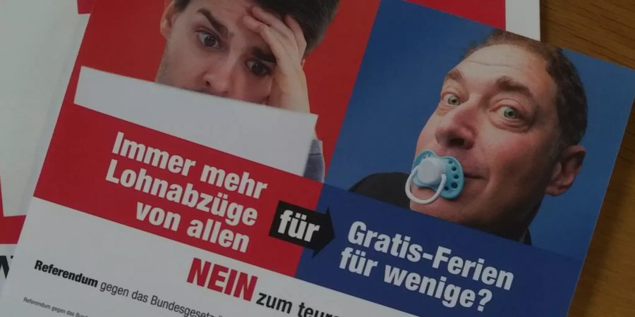 SVP Vaterschaftsurlaub Referendum