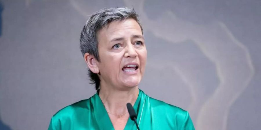 Margrethe Vestager, Vize-Präsidentin der EU-Kommission, hält eine nationale Digitalsteuer für ein gutes Instrument. Foto: Kay Nietfeld/dpa