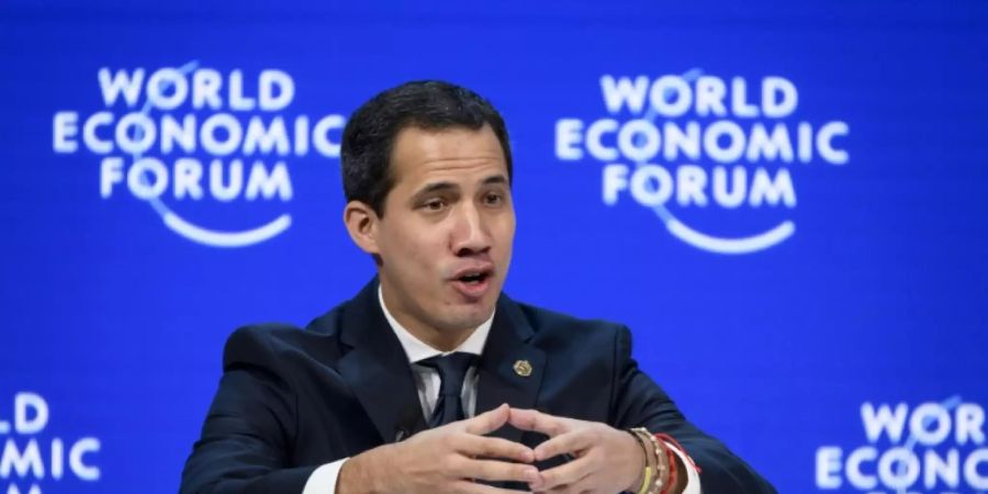 «Alleine schaffen wir es nicht»: Guaidó in Davos