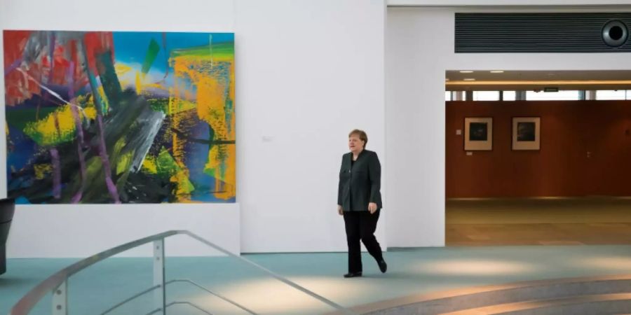 Angela Merkel im Kanzleramt