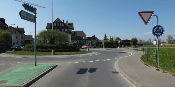 Landhauskreisel in Tübach.