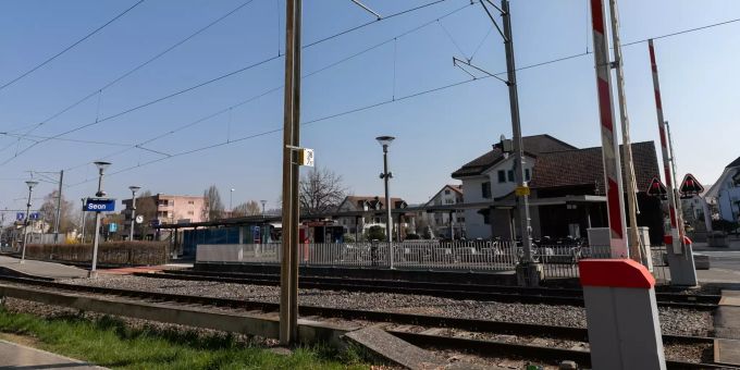 Der Bahnhof der Gemeinde Seon. Der Bahnhof der Gemeinde Seon.