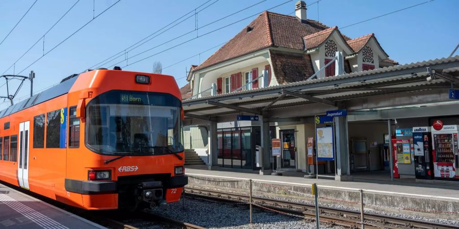 RBS-Bahnhof in Jegenstorf.