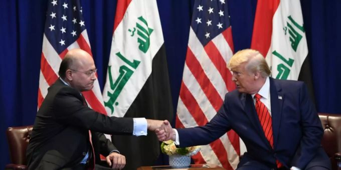 Washington - Trump trifft in Davos irakischen Präsidenten Saleh