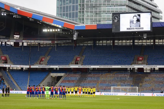 Beim Heimspiel des FCB gegen YB am Wochenende blieb das Stadion beinahe leer. FCB YB Super League