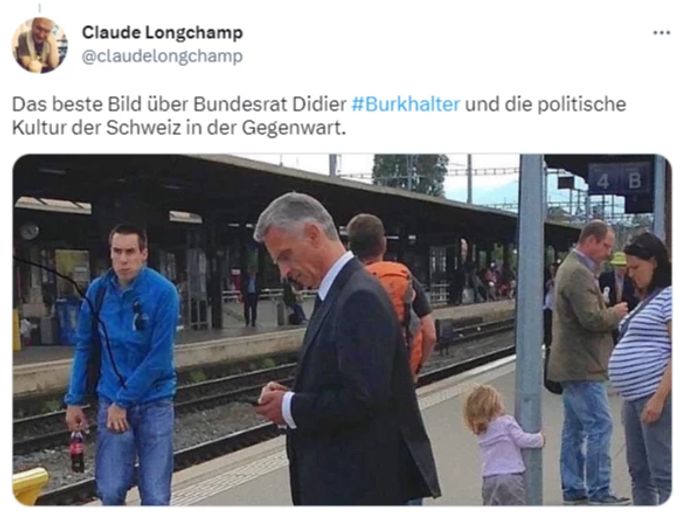 Didier Burkhalter war zu seiner Zeit als Bundespräsident auch ohne Sicherheitspersonal unterwegs. Didier Burkhalter