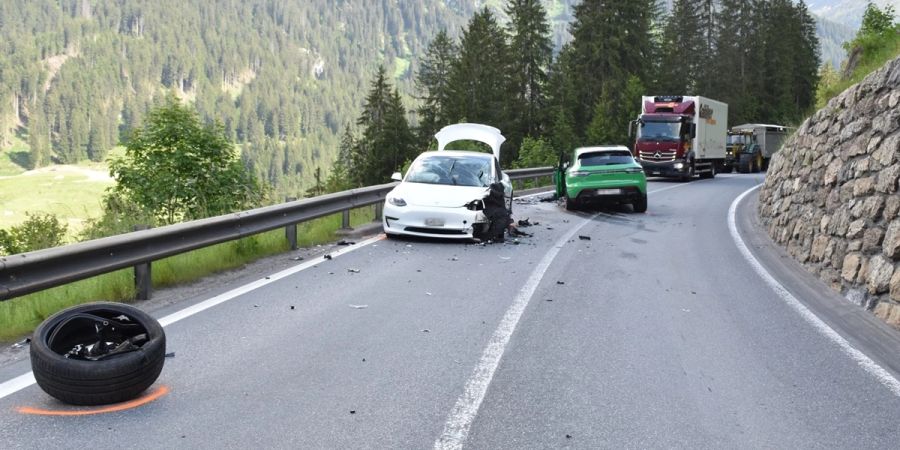 Klosters GR Unfall