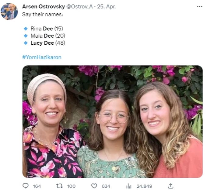 Lucy Dee (links, †48) und ihre Töchter Maya (†20) und Rina (†15). lucy