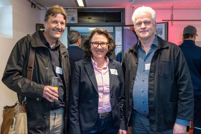 Thomas Müller (Stiftung Bildungswege), Tatjana Rothenbühler, Alfred Marti (Stiftung Bächtelen).