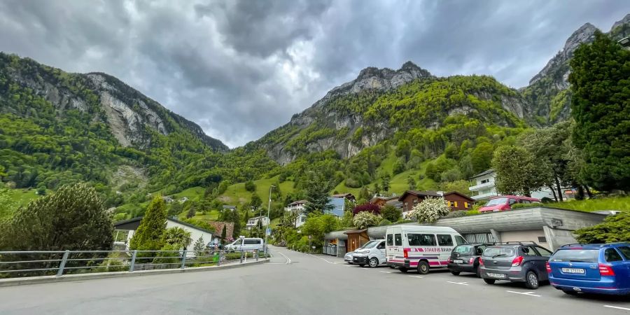 Dorfzentrum in Bauen (UR).