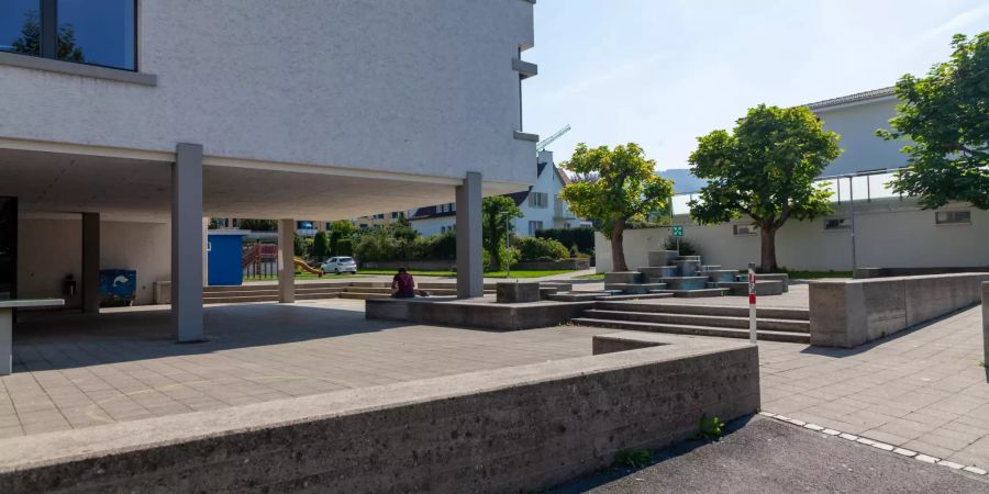 Der Schulplatz Wartegg in Goldach.