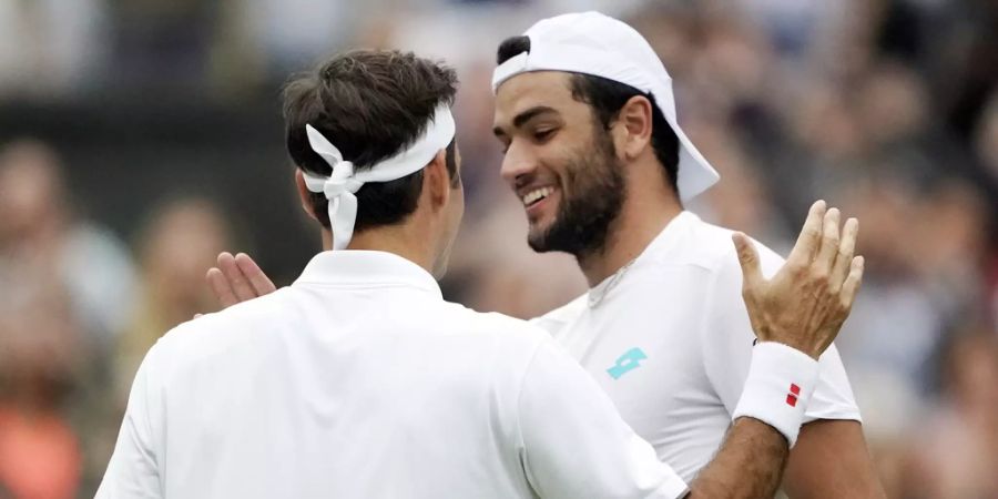 Matteo Berrettini Roger Federer