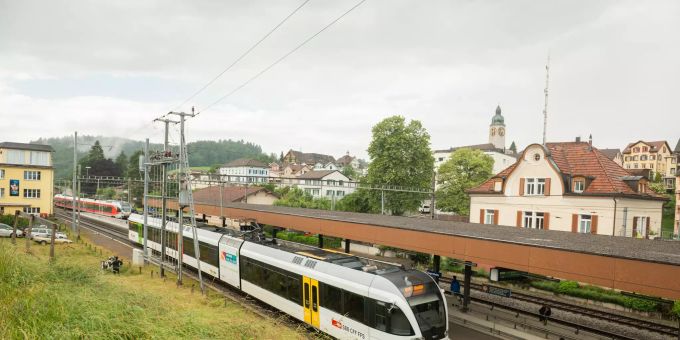 Bahnhof in Degersheim. Bahnhof in Degersheim.