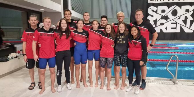 Elite-Team des Schwimmclub Aarefisch an der Kurzbahn-Schweizermeisterschaft, Sursee