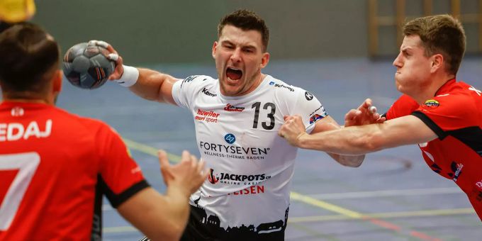 Amer Zildzic kommt in Winterthur als einziger Städtli-Spieler auf Normalform und erzielt fast die Hälfter der Badener Tore