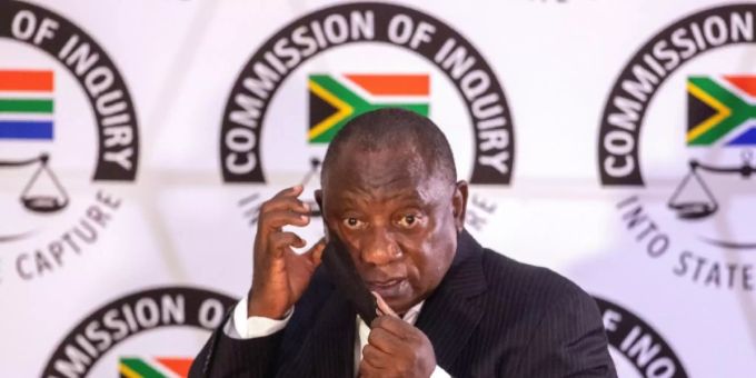Südafrikas Präsident Cyril Ramaphosa Südafrikas Präsident Cyril Ramaphosa