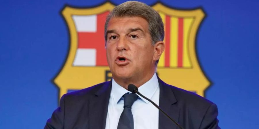 Joan Laporta, Präsident des FC Barcelona. Foto: Dax/DAX via ZUMA Press Wire/dpa