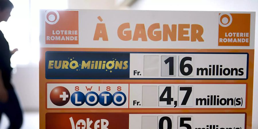 1,1 Millionen Franken hat ein Spieler oder eine Spielerin am Dienstag bei Euromillions gewonnen. (Themenbild)