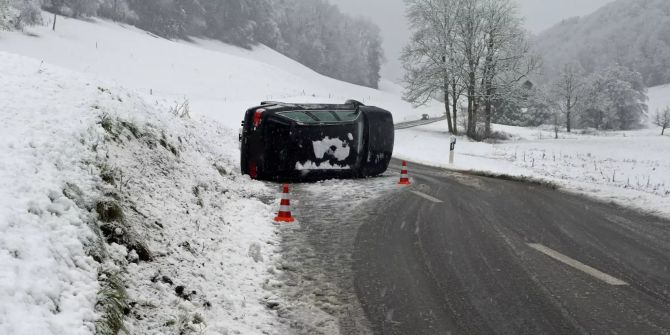 Udligenswil LU Selbstunfall