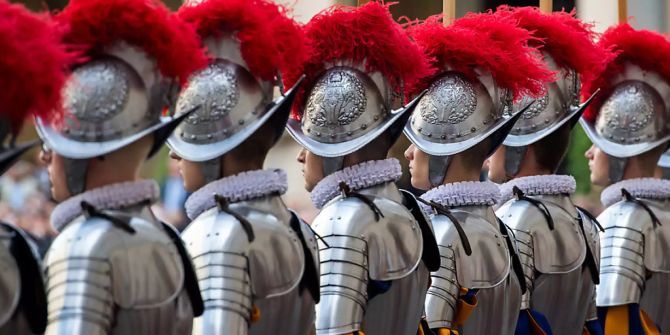 Schweizergarde im Vatikan