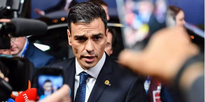 Spaniens Ministerpräsident Pedro Sánchez. pedro sánchez