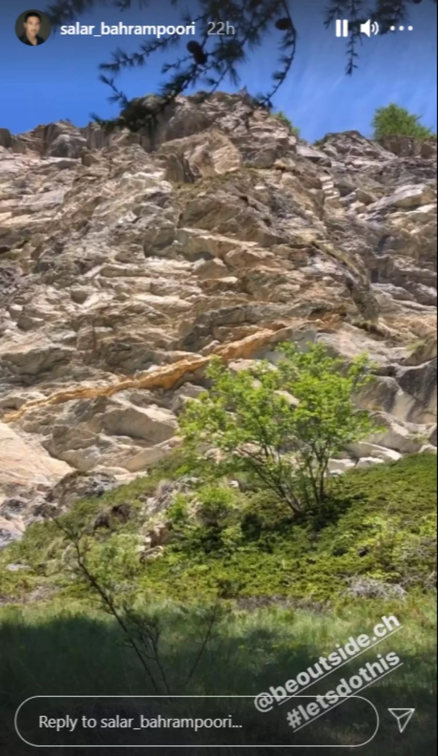 Die Walliser Berge sind einfach schön.